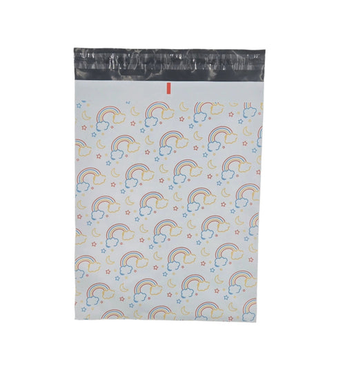 Rainbow Poly Mailers Size 10x13 Colorful Shipping Bags
