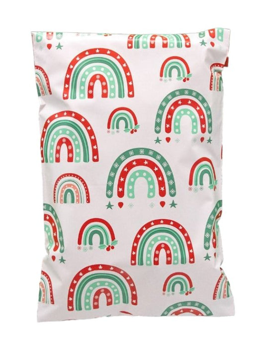 Rainbow Poly Mailers Size 12x15.5 Colorful Shipping Bags