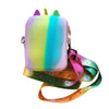 Rainbow Tie Dye Fidget Bubble Pop Crossbody Unicorn Purse