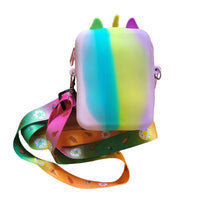 Rainbow Tie Dye Fidget Bubble Pop Crossbody Unicorn Purse