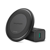 RAVPower Fast Wireless Charger 10W Max with QC 3.0 Adapter (Used)