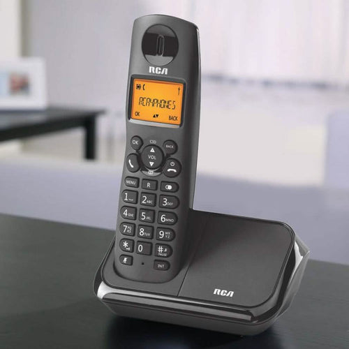 RCA DECT 6.0 Black Cordless Phone