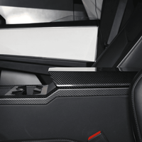 [Real Carbon Fiber] Armrest Cover For Cybertruck
