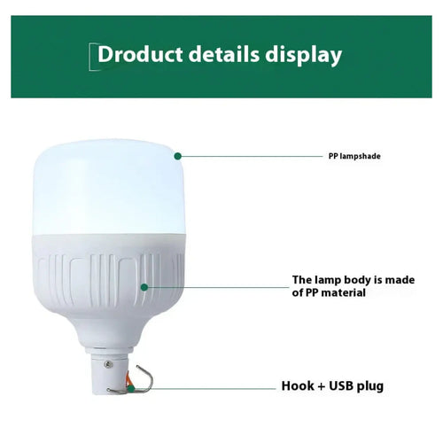 Night Market Stall Rechargeable LED Bulbs with High Brightness