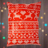 Red Reindeer Poly Mailers Size 10x13 Christmas Sweater Design Shipping Bags