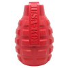 USA-K9 Grenade Rubber Dog Chew Toy | K9 Handler eDispenser Toy | Red & Blue | USA Made