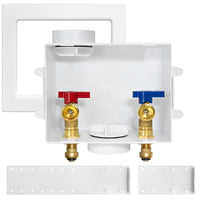 1/2" Push Fit Inlet, Washing Machine Outlet Box Plumbingsell