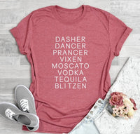 Reindeer Drinking Christmas Shirt