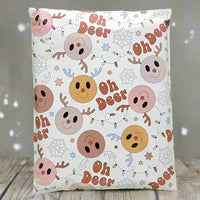Reindeer Poly Mailers Size 12x15.5 Christmas Deer Shipping Bags