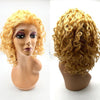 Remy Human Hair Lace Front Wig '500' (curly) 15" long