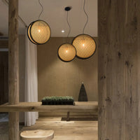 Retro Lamps with Rattan Design – Perfect for Restaurant Ambiance