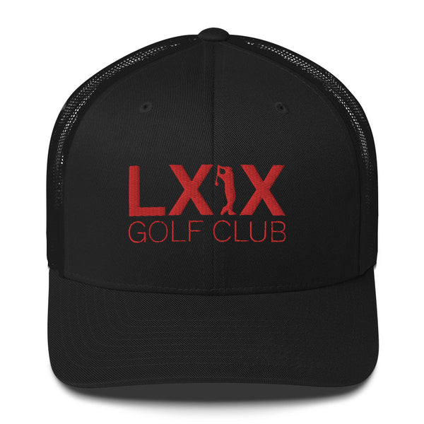 LXIX GOLF CLUB LXIX GOLF CLUB Swinger Logo Trucker Cap - Red Logo