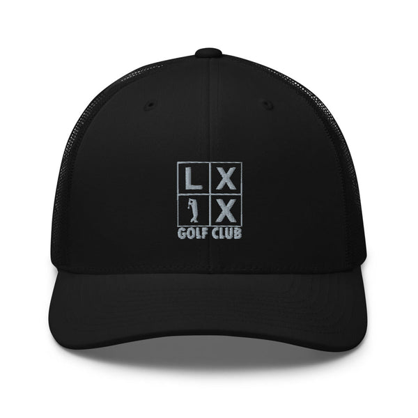 LXIX GOLF CLUB LXIX GOLF CLUB Four Box Logo Trucker Cap - Gray Logo