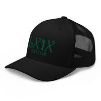 LXIX GOLF CLUB LXIX GOLF CLUB Curve Logo Trucker Cap - Green Logo