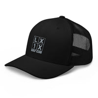 LXIX GOLF CLUB LXIX GOLF CLUB Four Box Logo Trucker Cap - Gray Logo