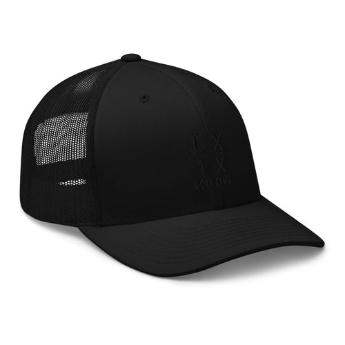 LXIX GOLF CLUB LXIX GOLF CLUB Four Box Logo Trucker Cap - Black Logo