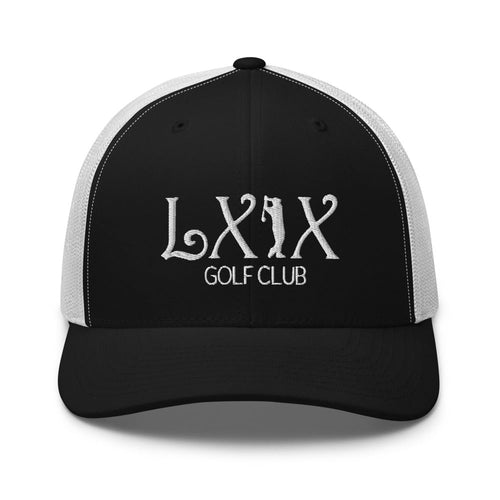 LXIX GOLF CLUB LXIX GOLF CLUB Curve Logo Trucker Cap - White Logo