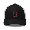LXIX GOLF CLUB LXIX GOLF CLUB Four Box Logo Trucker Cap - Red Logo
