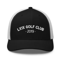 LXIX GOLF CLUB LXIX GOLF CLUB Arch Logo Trucker Cap - White Logo