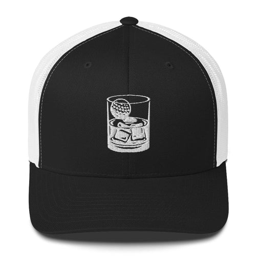Whiskey Glass Trucker Cap LXIX GOLF CLUB