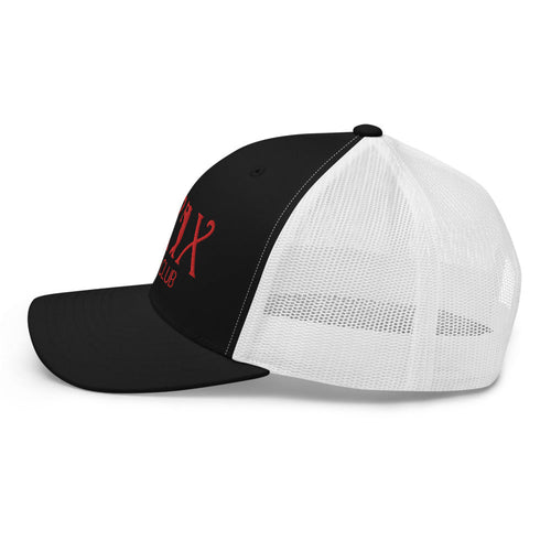 LXIX GOLF CLUB LXIX GOLF CLUB Curve Logo Trucker Cap - Red Logo