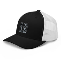 LXIX GOLF CLUB LXIX GOLF CLUB Four Box Logo Trucker Cap - Gray Logo