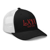 LXIX GOLF CLUB LXIX GOLF CLUB Curve Logo Trucker Cap - Red Logo