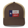 LXIX GOLF CLUB LXIX GOLF CLUB Texas Flag Trucker Cap