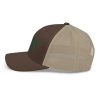 LXIX GOLF CLUB LXIX GOLF CLUB Curve Logo Trucker Cap - Green Logo