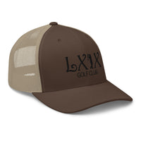 LXIX GOLF CLUB LXIX GOLF CLUB Curve Logo Trucker Cap - Black Logo