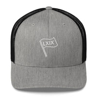 LXIX GOLF CLUB LXIX GOLF CLUB LXIX Flag Trucker Cap