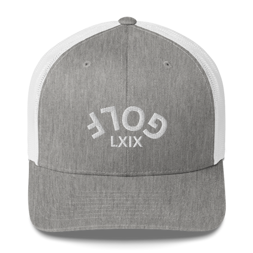 Upside Down LXIX Golf Arch Trucker Cap LXIX GOLF CLUB