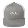 Upside Down Golf Arch Trucker Cap LXIX GOLF CLUB