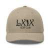 LXIX GOLF CLUB LXIX GOLF CLUB Curve Logo Trucker Cap - Black Logo