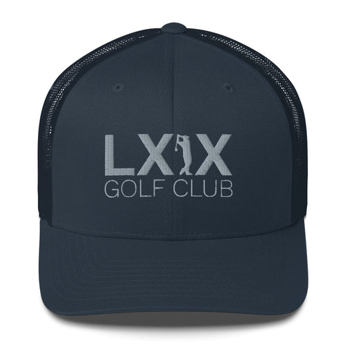 LXIX GOLF CLUB LXIX GOLF CLUB Swinger Logo Trucker Cap - Gray Logo