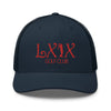 LXIX GOLF CLUB LXIX GOLF CLUB Curve Logo Trucker Cap - Red Logo
