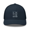LXIX GOLF CLUB LXIX GOLF CLUB Four Box Logo Trucker Cap - Gray Logo
