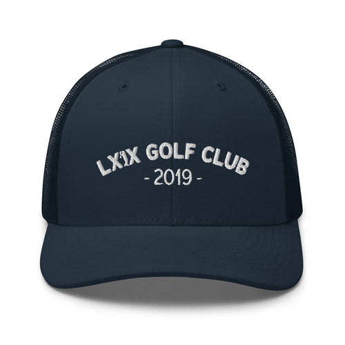 LXIX GOLF CLUB LXIX GOLF CLUB Arch Logo Trucker Cap - White Logo