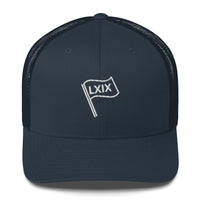 LXIX GOLF CLUB LXIX GOLF CLUB LXIX Flag Trucker Cap