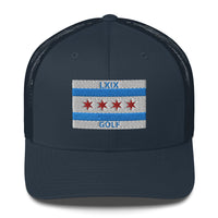 LXIX GOLF CLUB LXIX GOLF CLUB Chicago Flag Trucker Cap