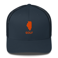 Illinois Golf Trucker Cap