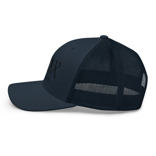LXIX GOLF CLUB LXIX GOLF CLUB Curve Logo Trucker Cap - Black Logo