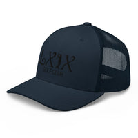 LXIX GOLF CLUB LXIX GOLF CLUB Curve Logo Trucker Cap - Black Logo