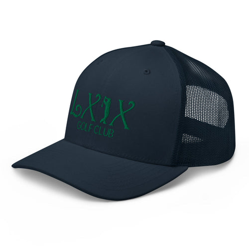LXIX GOLF CLUB LXIX GOLF CLUB Curve Logo Trucker Cap - Green Logo