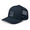 LXIX GOLF CLUB LXIX GOLF CLUB Four Box Logo Trucker Cap - Gray Logo