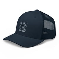 LXIX GOLF CLUB LXIX GOLF CLUB Four Box Logo Trucker Cap - Gray Logo
