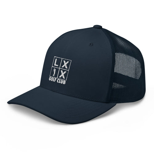 LXIX GOLF CLUB LXIX GOLF CLUB Four Box Logo Trucker Cap - White Logo