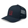 LXIX GOLF CLUB LXIX GOLF CLUB Four Box Logo Trucker Cap - Red Logo