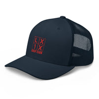 LXIX GOLF CLUB LXIX GOLF CLUB Four Box Logo Trucker Cap - Red Logo