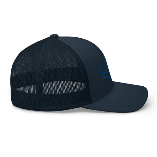 LXIX GOLF CLUB LXIX GOLF CLUB Curve Logo Trucker Cap - Blue Logo